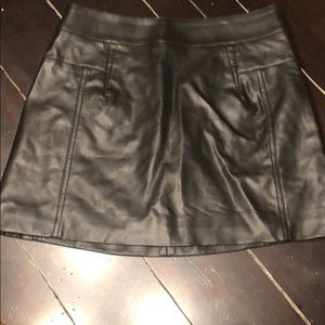 Nasty Gal size 8 pleather skirt size 8